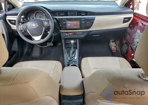 2014 Toyota Corolla L z USA, uszkodzony, nr VIN 2T1BURHE6EC126961